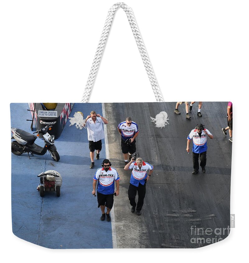 Overhead Weekender Tote Bag featuring the photograph Mcbride #454 by Jack Norton