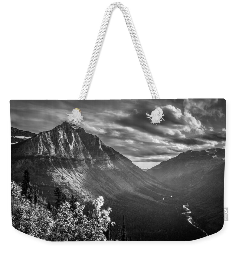 Glacier National Park Weekender Tote Bag featuring the photograph McDonald Valley by Adam Mateo Fierro