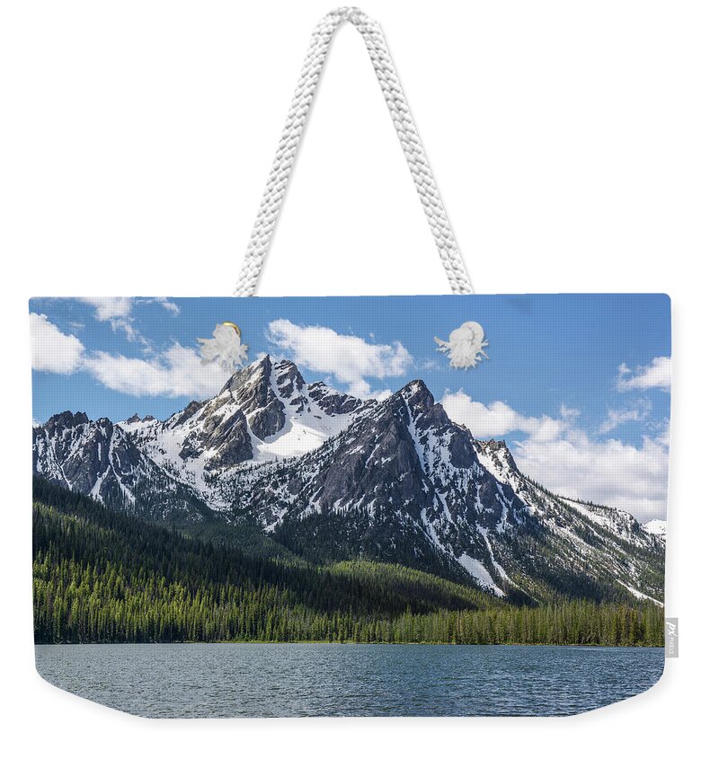 Idaho Weekender Tote Bag featuring the photograph McGown Peak by Aaron Spong