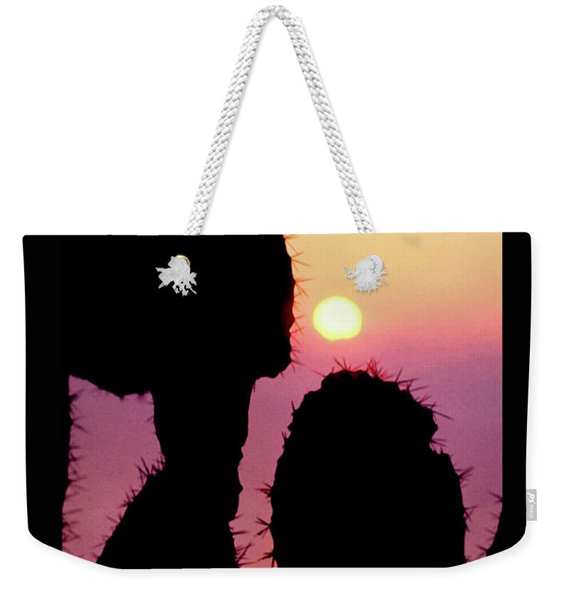 Sunrise Weekender Tote Bag featuring the photograph Mediterranean Sunrise POSTER by Robert J Sadler
