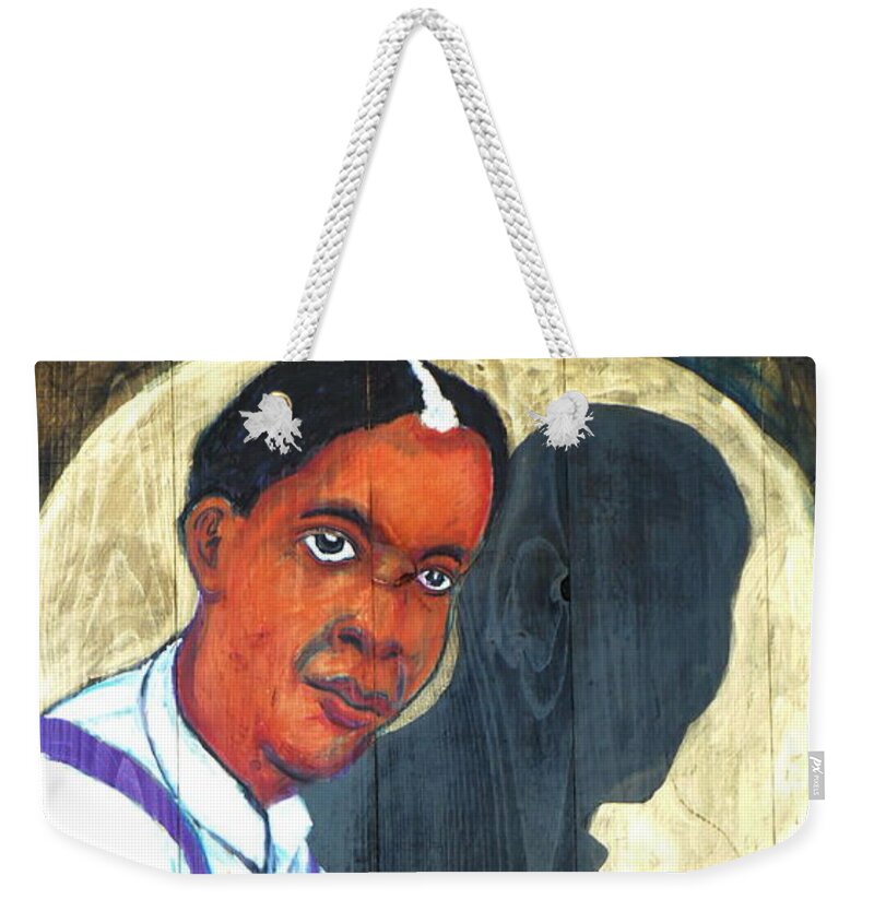  Memphis Slim Weekender Tote Bag featuring the painting Memphis Slim by Todd Peterson