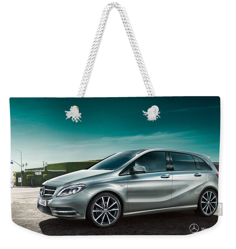 Mercedes Weekender Tote Bag featuring the digital art Mercedes by Maye Loeser