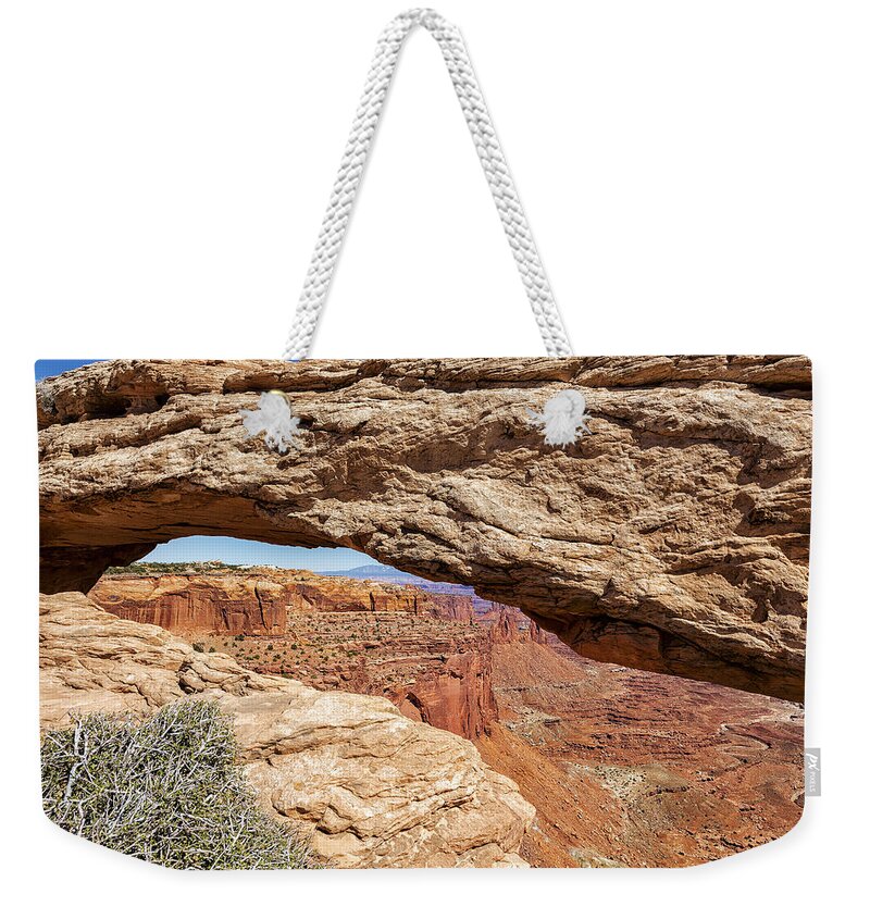 Mesa Arch Weekender Tote Bag featuring the photograph Mesa Arch - Canyonlands National Park by Belinda Greb