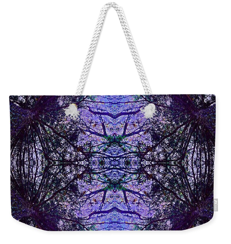 Mesmerized By Blue Weekender Tote Bag featuring the photograph Mesmerized By Blue by Joy Nichols