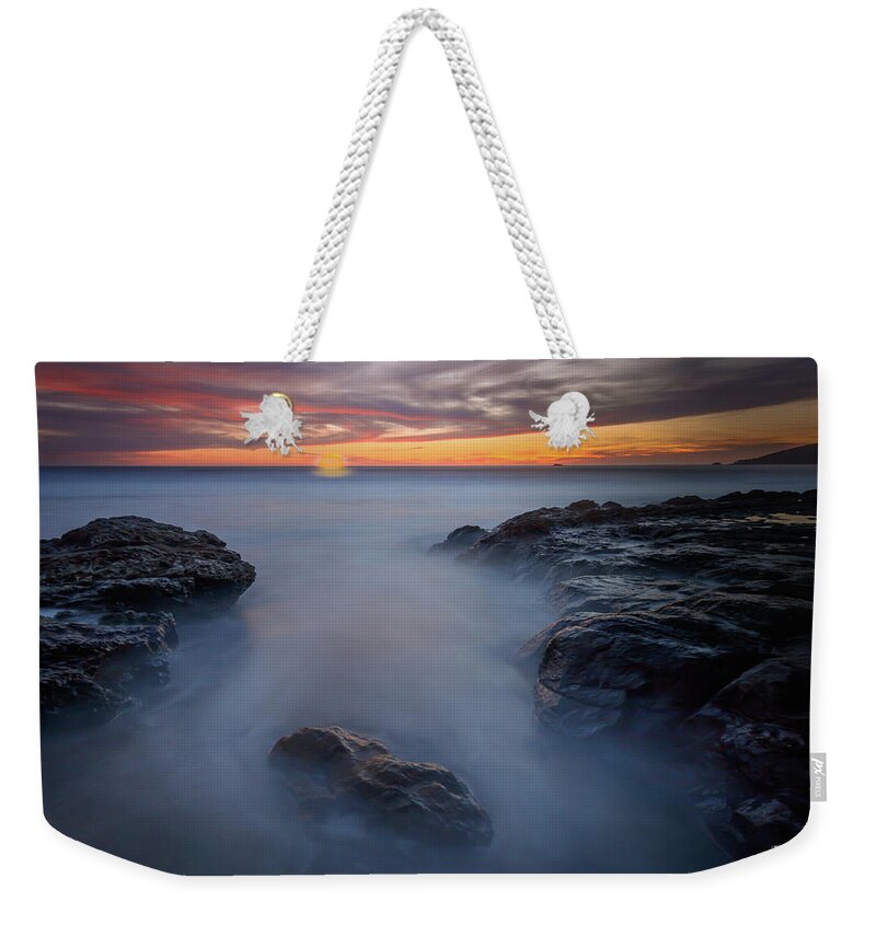Seascape Weekender Tote Bag featuring the photograph Mesmerized by Tim Bryan