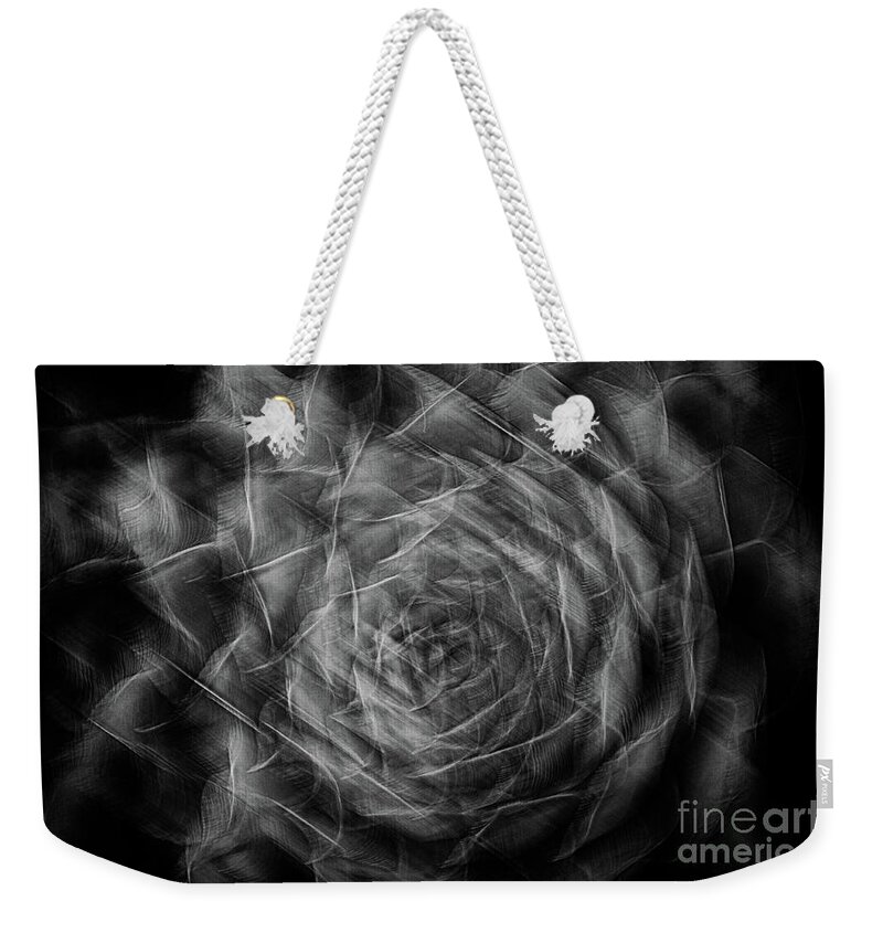 Abstract Weekender Tote Bag featuring the photograph Mesmerized by Venetta Archer