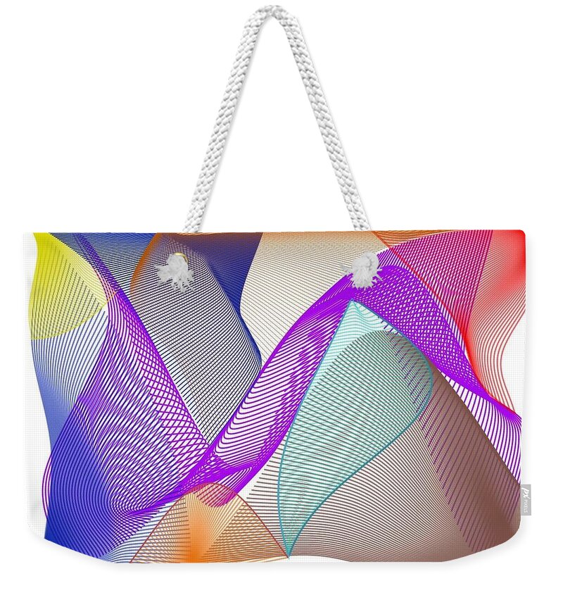 Metaphorical Analogy Weekender Tote Bag featuring the digital art Metaphorical Analogy by Richard Widows