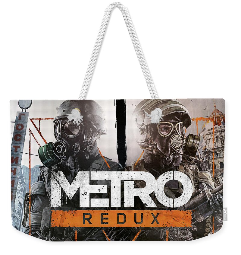 Metro Last Light Redux Weekender Tote Bag featuring the digital art Metro Last Light Redux by Maye Loeser