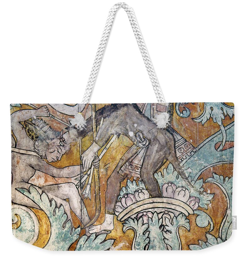 1550 Weekender Tote Bag featuring the photograph Mexico: Ixmiquilpan Fresco by Granger