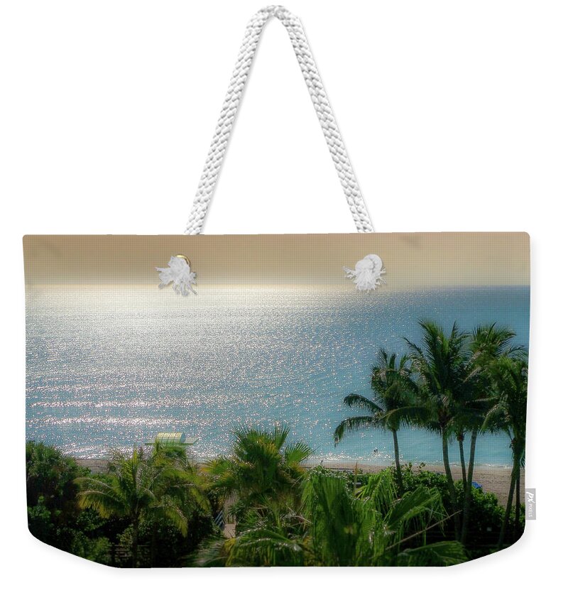 Fjm Multimedia Weekender Tote Bag featuring the photograph Mid-Beach Miami-3 by Frank Mari