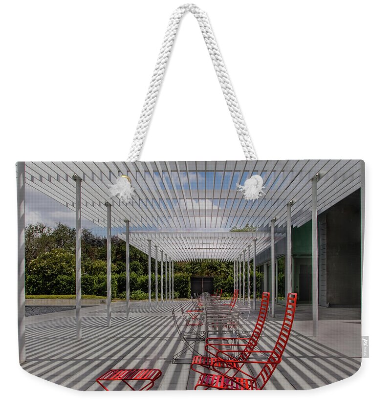 Lines Weekender Tote Bag featuring the photograph Mid-Day Lines by James Woody