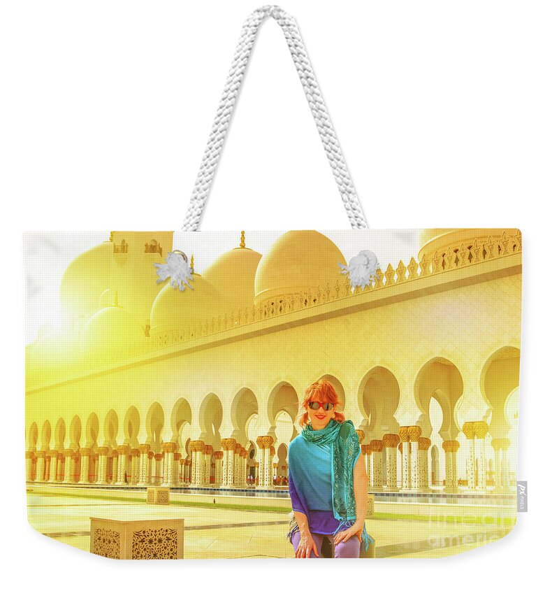 Abu Dhabi Weekender Tote Bag featuring the photograph Middle East tourism concept by Benny Marty