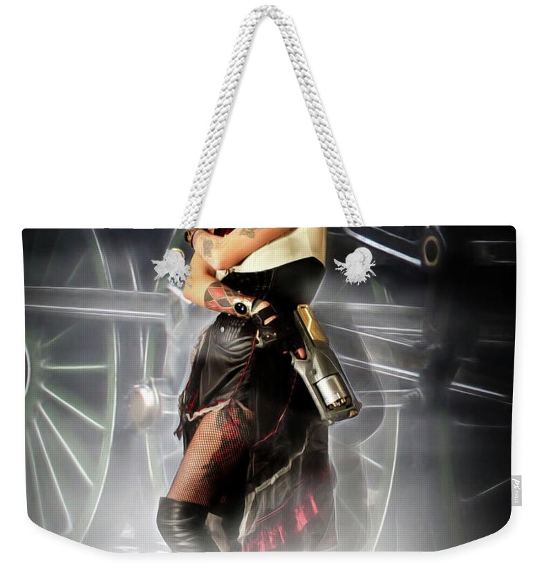 Steam Punk Weekender Tote Bag featuring the photograph Midnight Train by Jon Volden