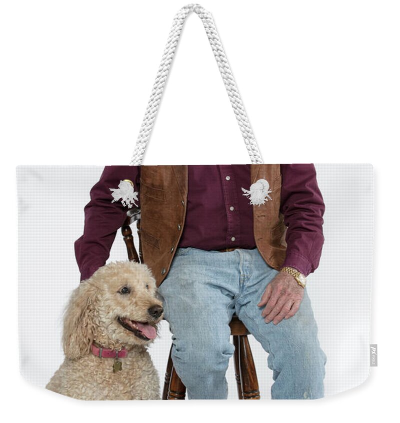 Dog Weekender Tote Bag featuring the photograph Mike Millie 07 by M K Miller
