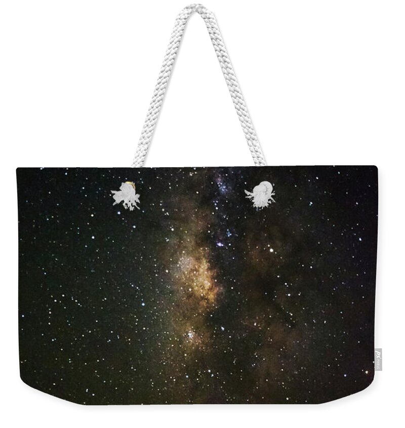 Milky Way Weekender Tote Bag featuring the photograph Milky Way Access by Greg and Chrystal Mimbs