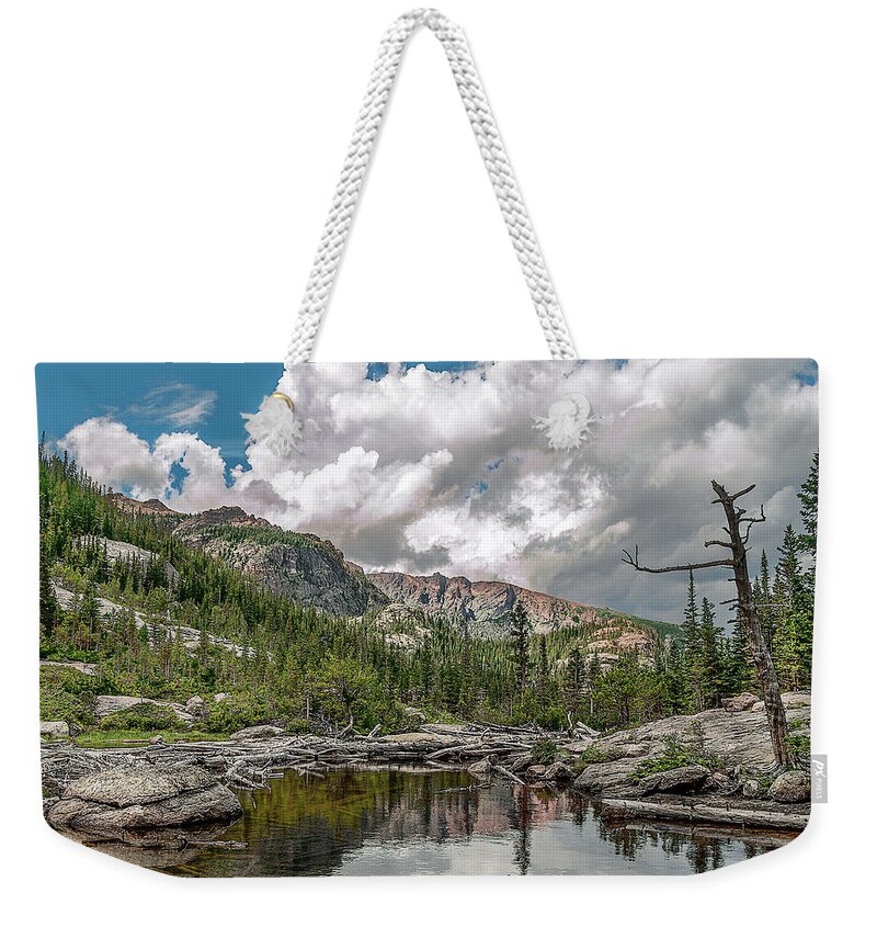 Nature Scenic Weekender Tote Bag featuring the photograph Mills Lake 5 by Scott Cordell