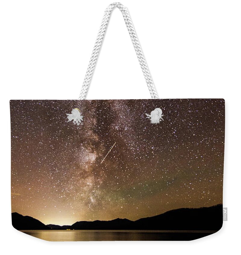 Night Weekender Tote Bag featuring the photograph Missing Dinner by Alex Lapidus