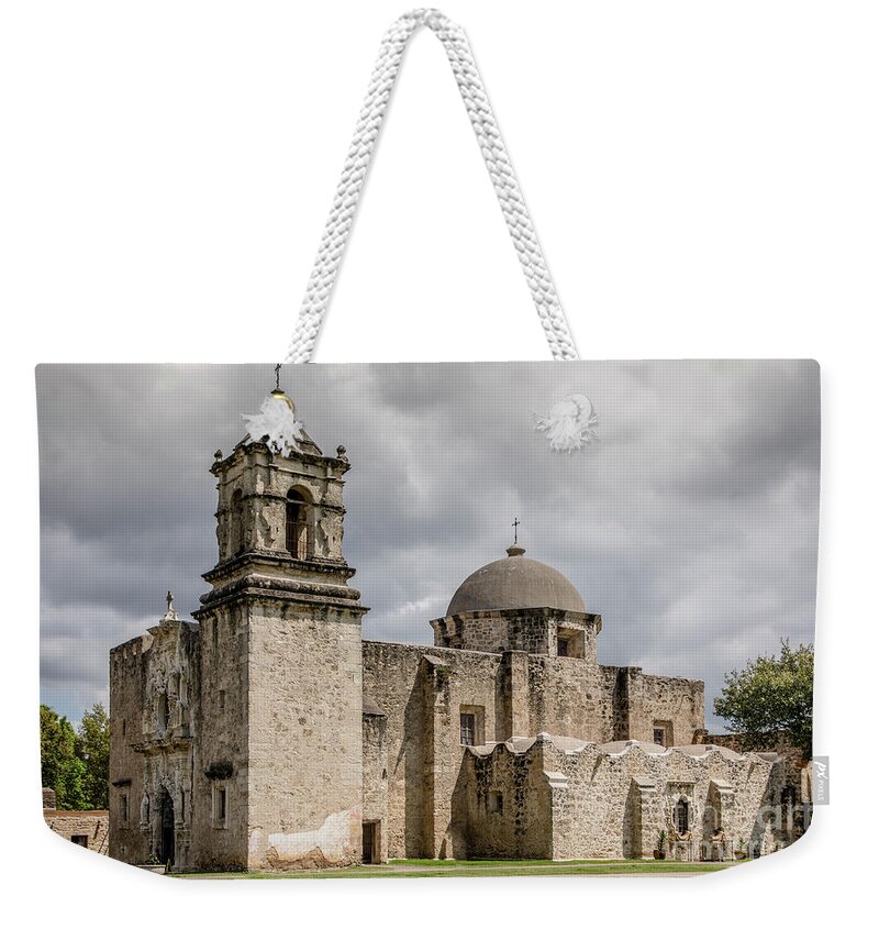 Church Weekender Tote Bag featuring the photograph Mission San Jose - 1352 by Teresa Wilson