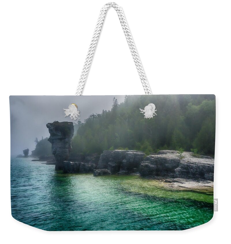 Flowerpot Weekender Tote Bag featuring the photograph Misty Afternoon by Amanda Jones