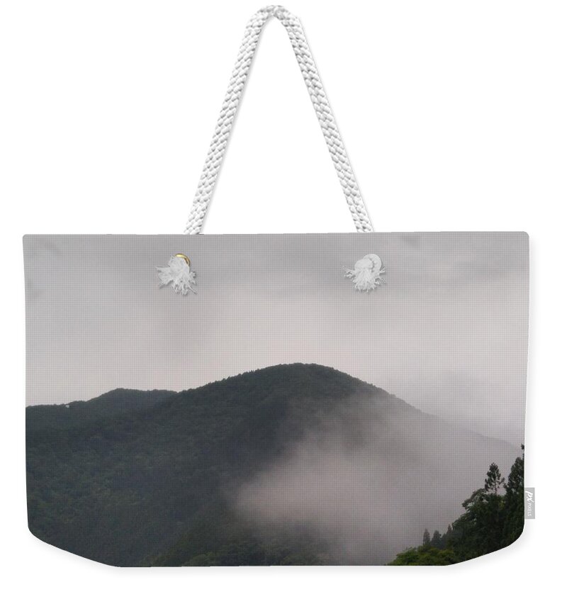 #三峯神社#雲海#秩父#雨#幻想的 Weekender Tote Bag featuring the photograph Mitumine Cloud Sea by Yoko Takada