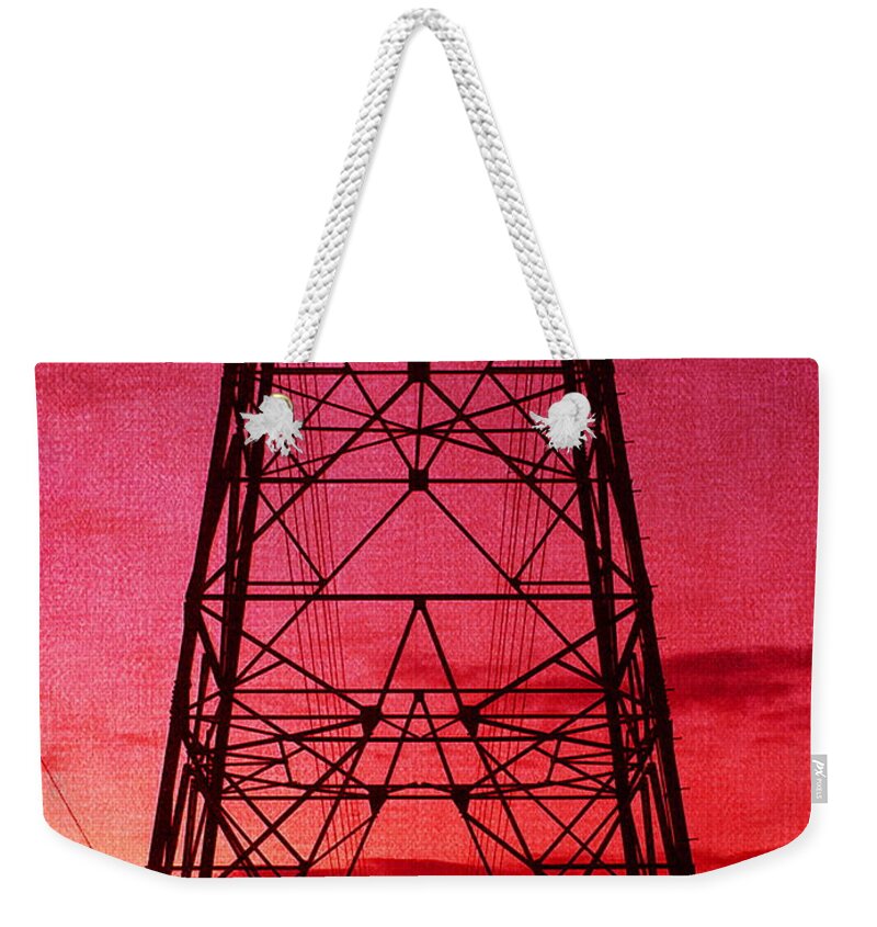 1000 Views Weekender Tote Bag featuring the photograph Modern Sunset by Jenny Revitz Soper