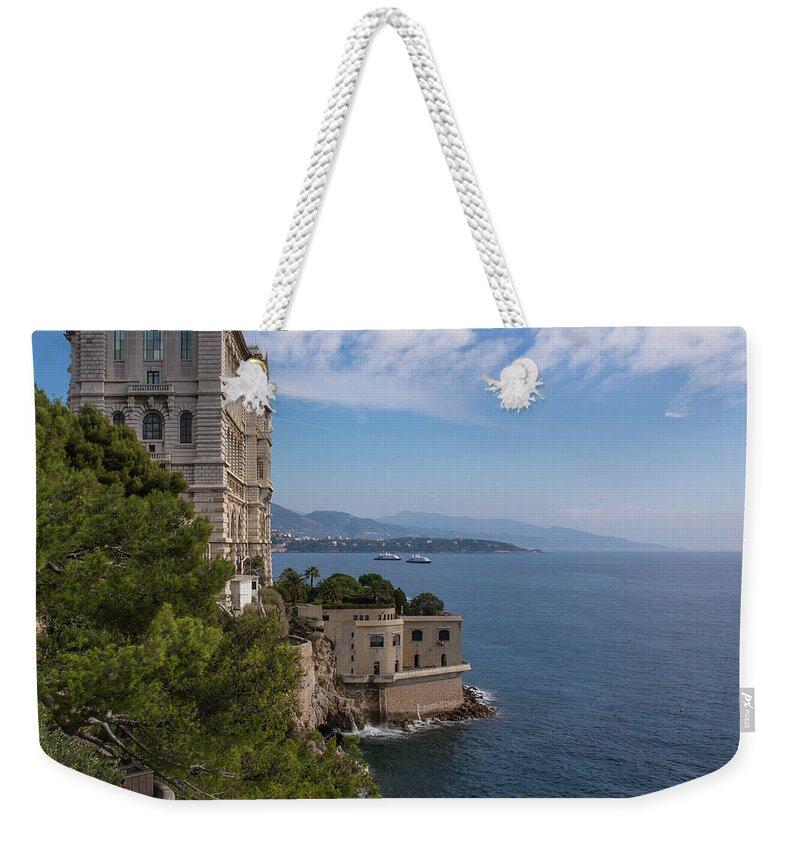 Landscape Weekender Tote Bag featuring the photograph Monaco by Barry Bohn
