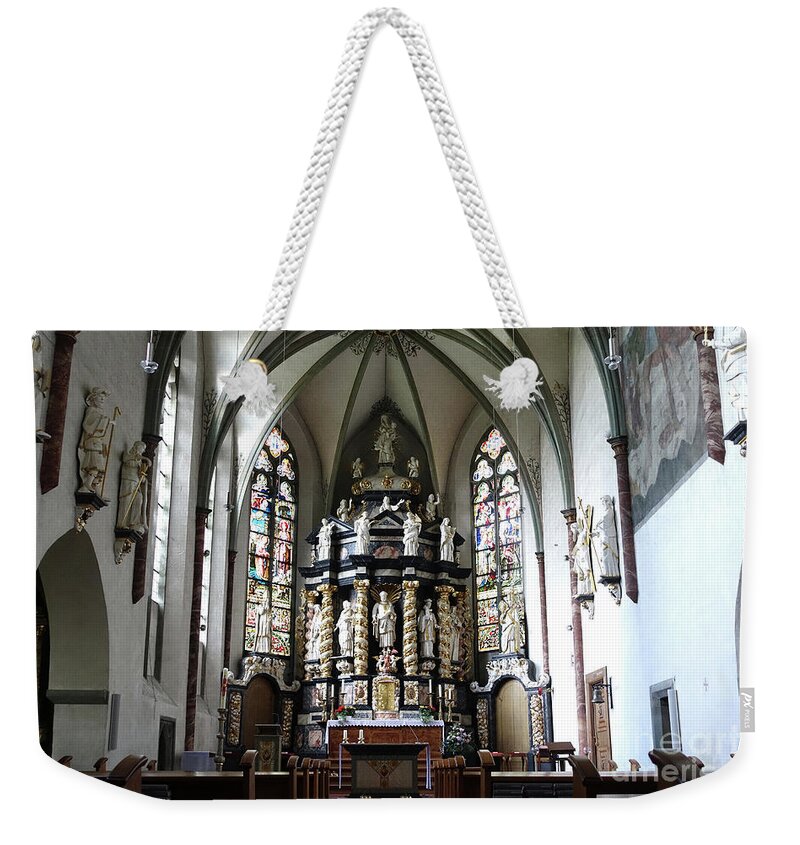 Monastery Weekender Tote Bag featuring the photograph Monastery Church Oelinghausen, Germany by Eva-Maria Di Bella