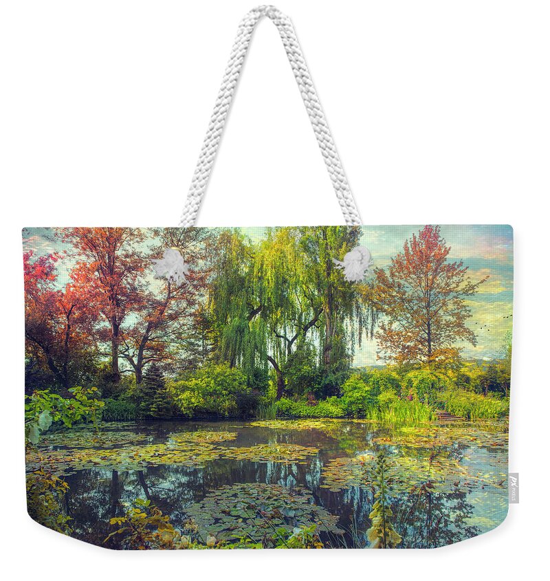 Monet Weekender Tote Bag featuring the photograph Monet's Afternoon by John Rivera