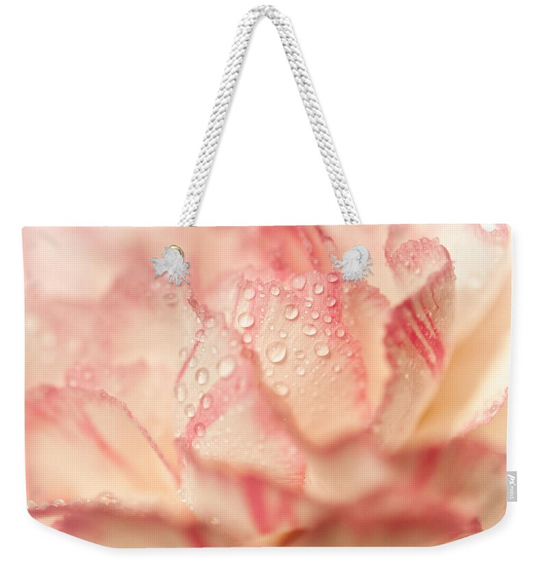 Jenny Rainbow Fine Art Photography Weekender Tote Bag featuring the photograph Morning Freshness. Natural Watercolor. Touch of Japanese Style by Jenny Rainbow