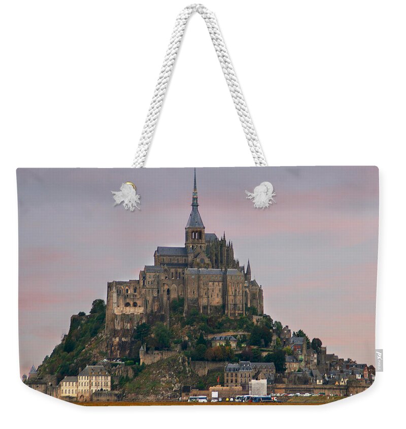 Mont Saint Michel Weekender Tote Bag featuring the photograph Mont Saint Michel by Diana Haronis