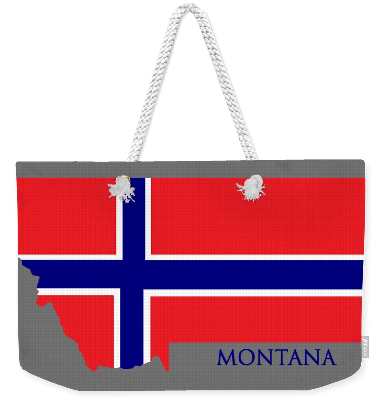 Norse Weekender Tote Bag featuring the photograph Montana Norwegian by Whispering Peaks Photography