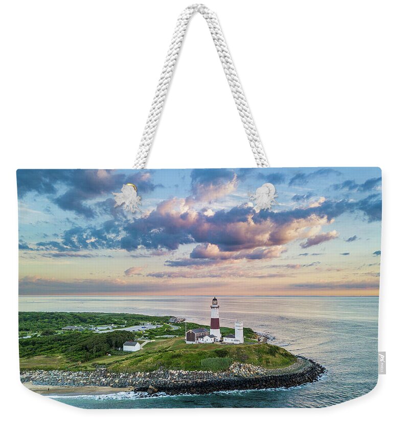 Montauk Weekender Tote Bag featuring the photograph Montauk Point by Sean Mills