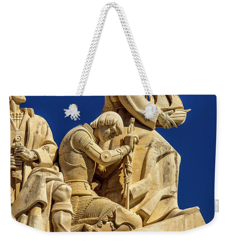 Monument Of The Discoveries Weekender Tote Bag featuring the photograph Monument of the Discoveries, Lisbon. by Pablo Lopez