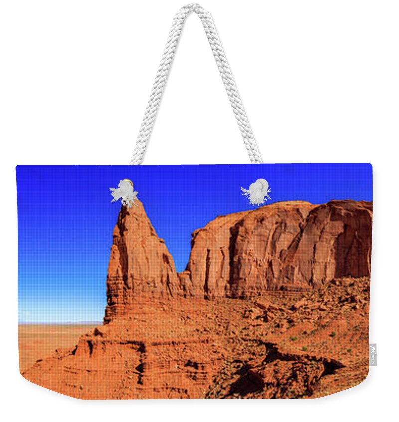 Monument Valley Weekender Tote Bag featuring the photograph Monument Valley by Raul Rodriguez