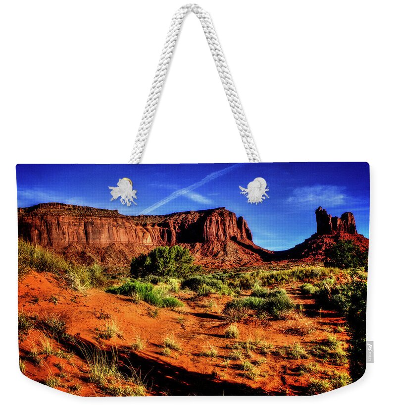 Utah Weekender Tote Bag featuring the photograph Monument Valley Views No. 9 by Roger Passman