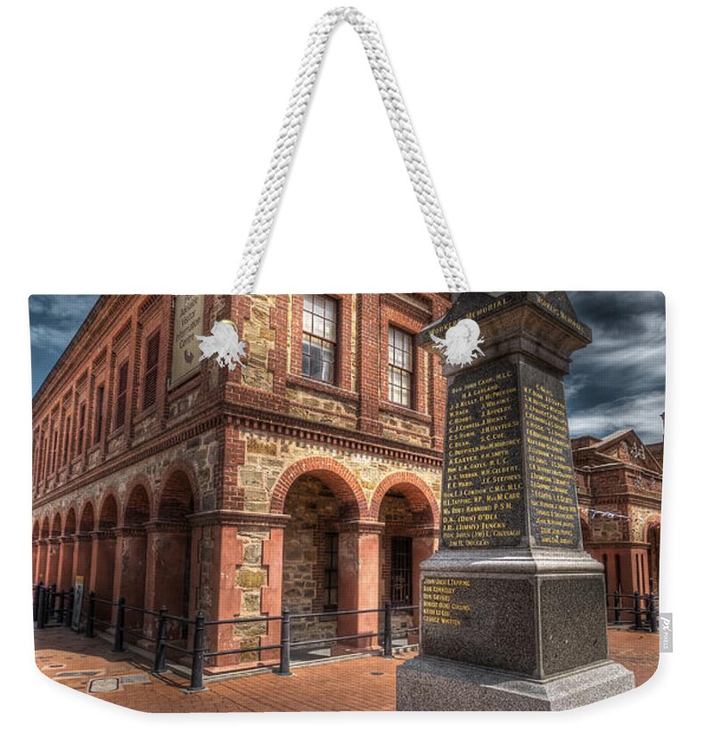 Architecture Weekender Tote Bag featuring the photograph Monumental by Wayne Sherriff