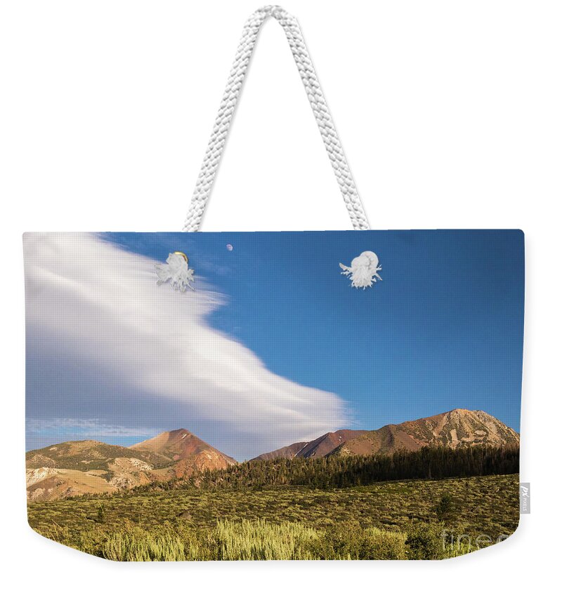 Moon Weekender Tote Bag featuring the photograph Moon Rise by Brandon Bonafede