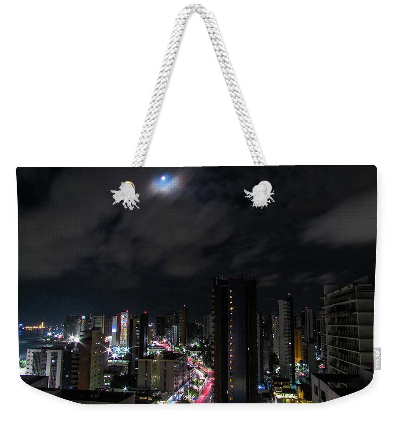 Architecture And Building Weekender Tote Bag featuring the photograph Moonlight by Cesar Vieira