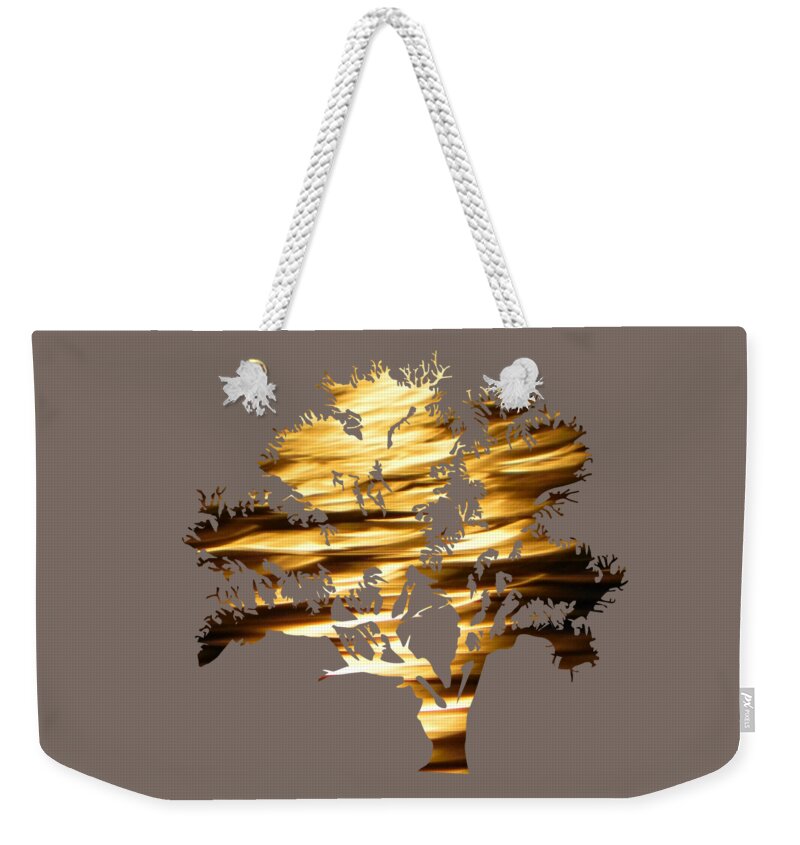 Moon Weekender Tote Bag featuring the photograph Moonshine Tree by Whispering Peaks Photography