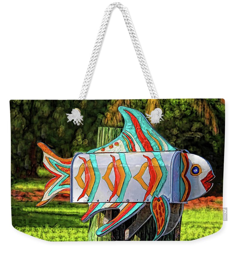 Mailbox Weekender Tote Bag featuring the photograph More Fun And Whimsy by HH Photography of Florida