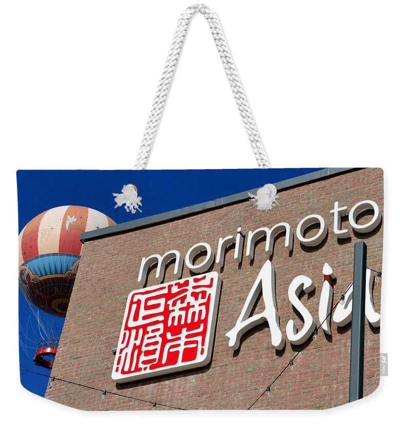 Morimoto Weekender Tote Bag featuring the photograph Morimoto with Tinker Bells blessings by David Lee Thompson