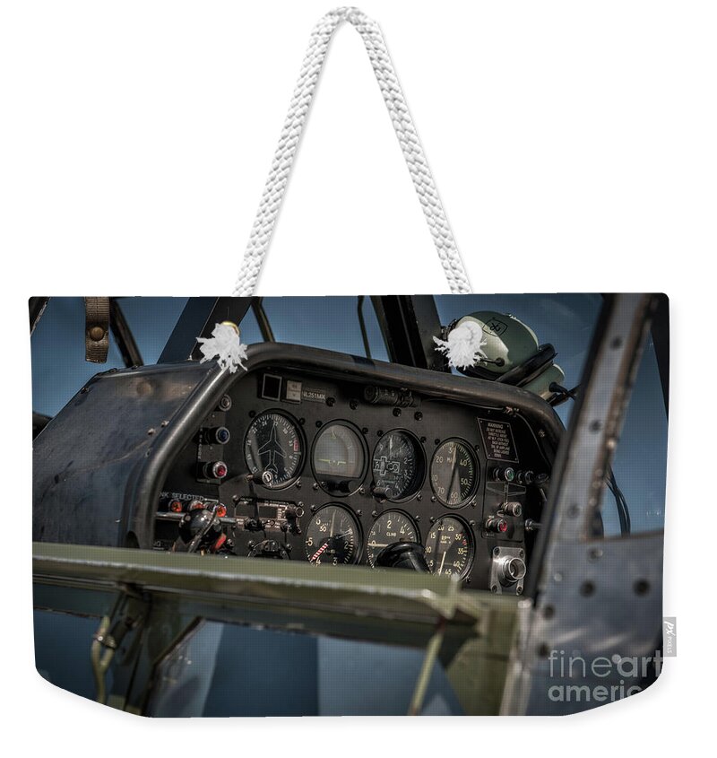 Cockpit Weekender Tote Bag featuring the photograph Morning Mission by Dale Powell