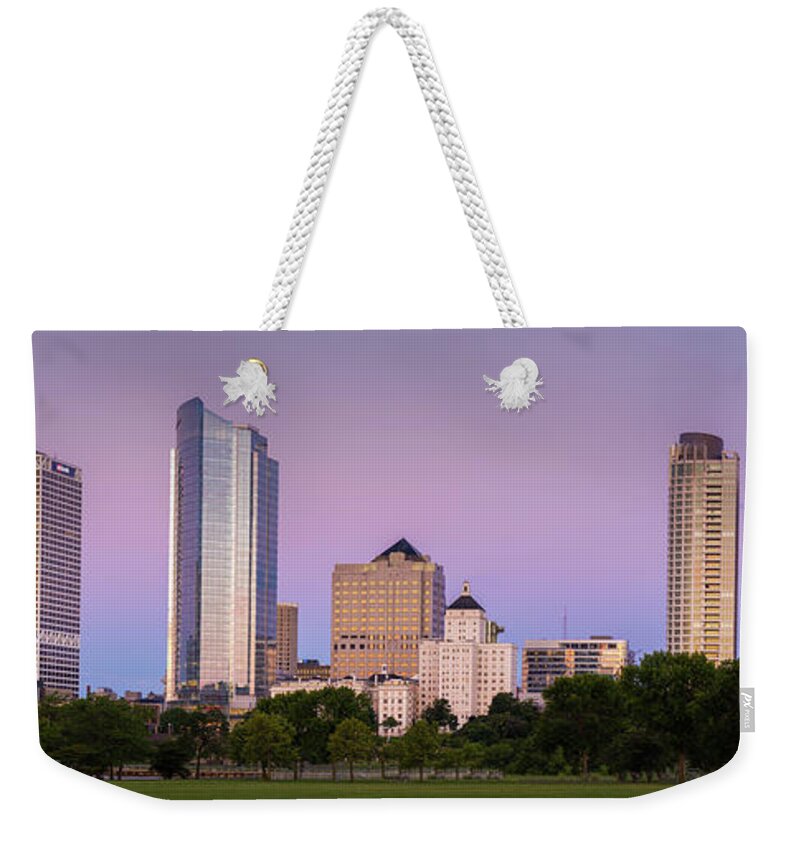 Milwaukee Weekender Tote Bag featuring the photograph Morning Morning by Josh Eral