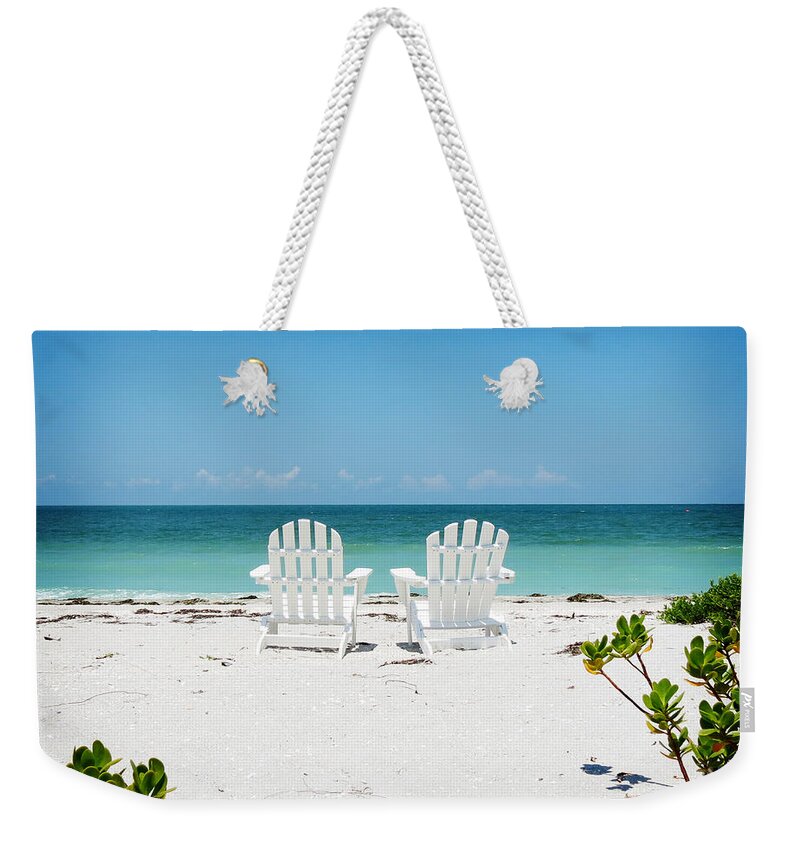 Florida Weekender Tote Bag featuring the photograph Morning View by Chris Andruskiewicz