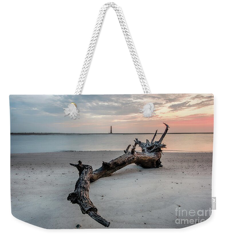 Morris Island Weekender Tote Bag featuring the photograph Morris Island by Robert Loe