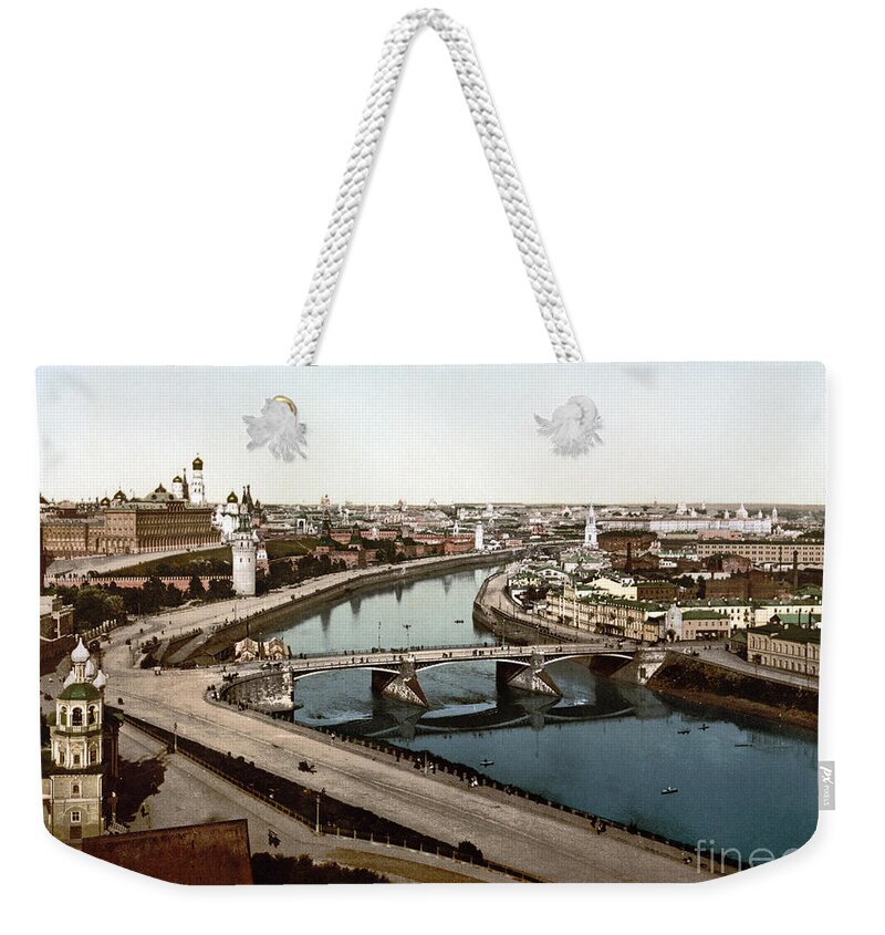  Weekender Tote Bag featuring the painting MOSCOW c1895 by Granger
