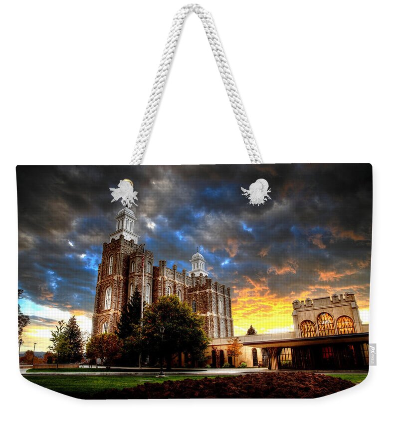 Higher View Weekender Tote Bag featuring the photograph Moses Light by David Andersen