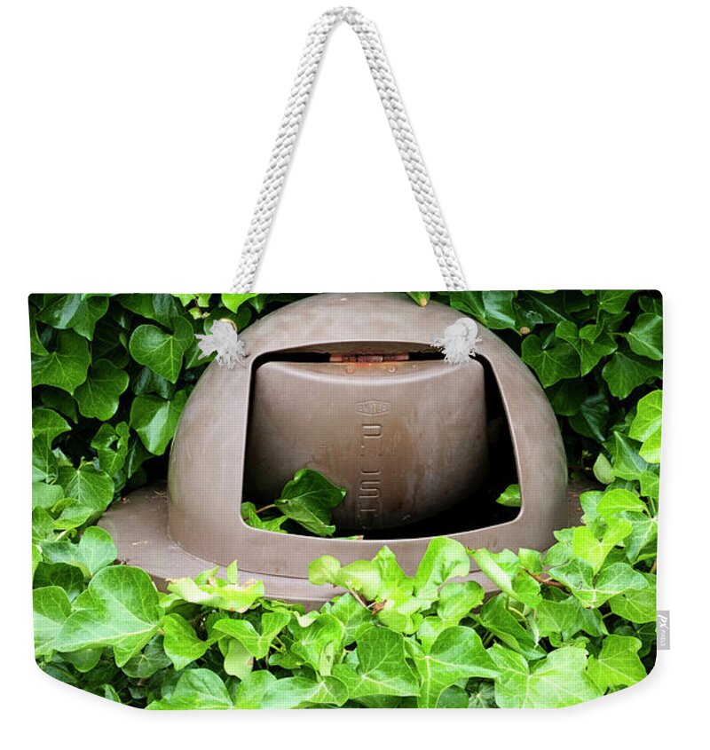 Ivy Weekender Tote Bag featuring the photograph Mother Nature Most Always Wins by Mary Lee Dereske
