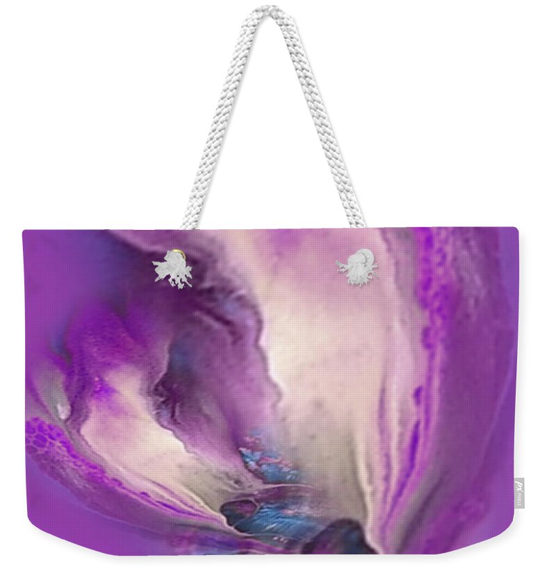 Motherhood Weekender Tote Bag featuring the digital art Motherhood by Giada Rossi