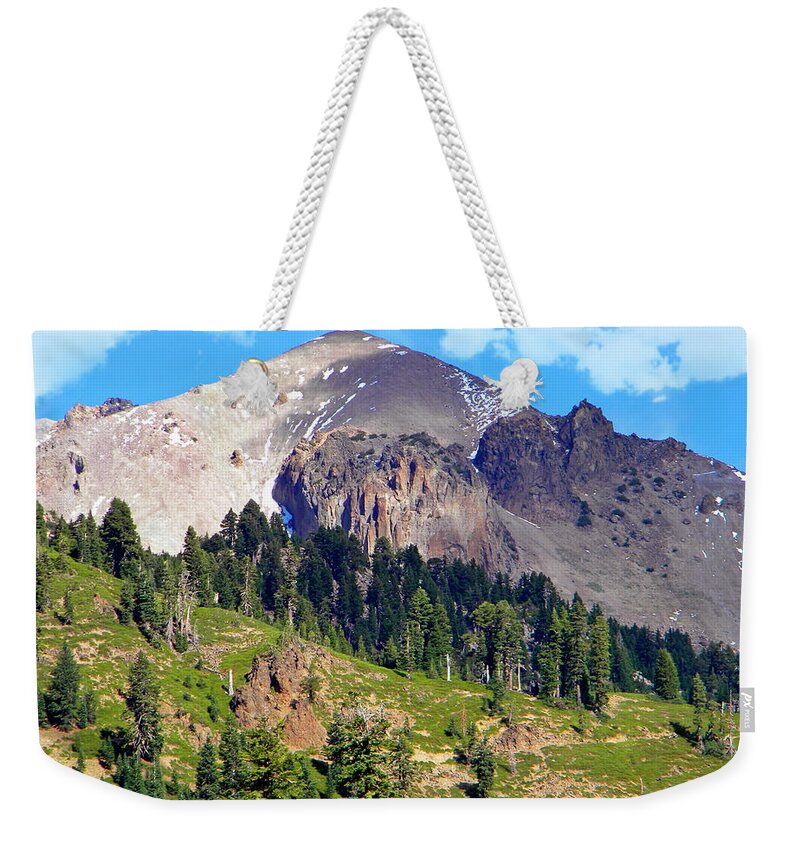 Frank Wilson Weekender Tote Bag featuring the photograph Mount Lassen Volcano by Frank Wilson
